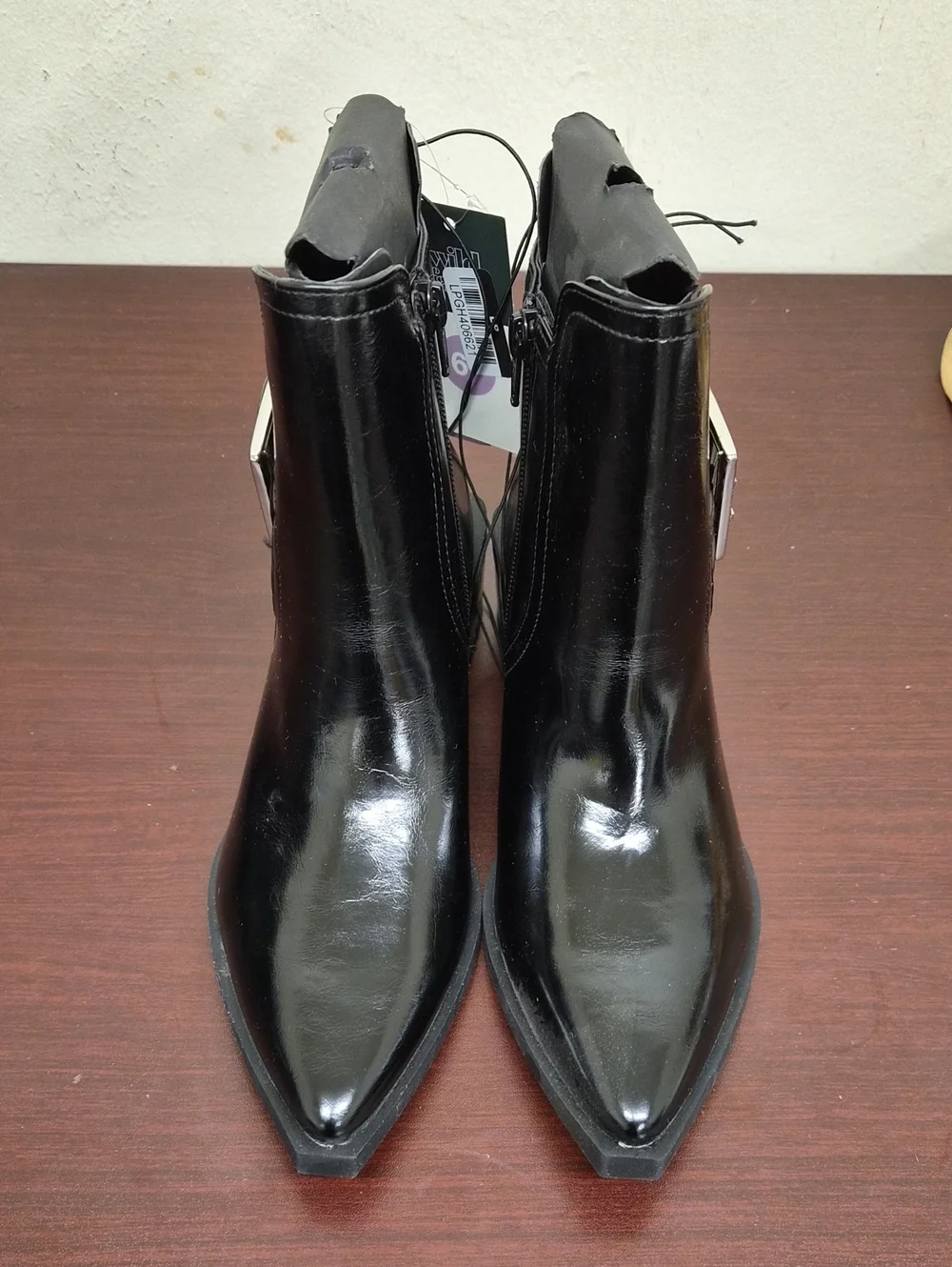 wild fable Black Ankle Boots W/ Memory Foam Size 6.5